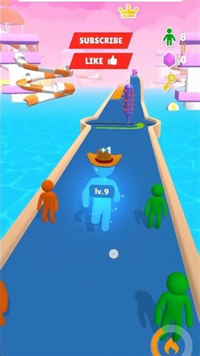 💪3D Blue Man vs Purple Man ⚡ Funny Fight game!#sehar