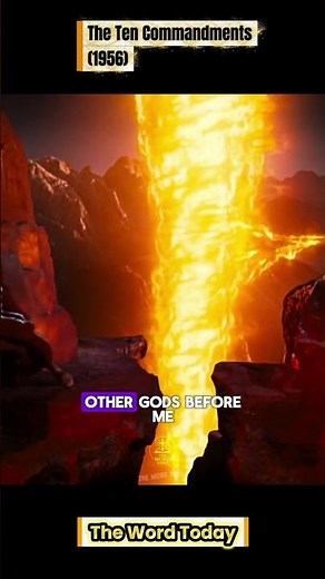 When God Spoke the First Laws | The Ten Commandments Scene 1956 (Part 1) #foryou #fyp #viral #shorts