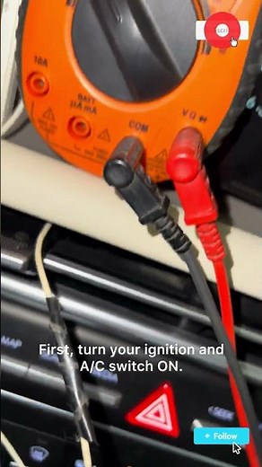 How test evaporator temperature sensor #automobiletech #automotivetools #automobile