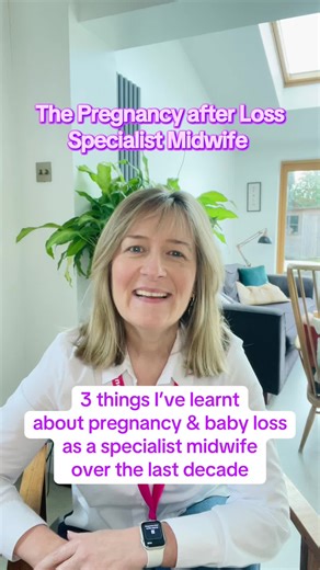 I’ve been a specialist midwife caring for those who have experienced pregnancy or baby loss for the past ten years. Every single baby, person & family I’ve had the privilege of caring for & walking alongside have taught be something important & precious. Here I share three of those things 💜💜💜 #pregnancyafterloss #pregnancyloss #babyloss #pregnancytiktok #fyp
