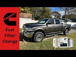 13-18 RAM 6.7 Cummins Diesel Fuel Filter Replacement (BOTH)