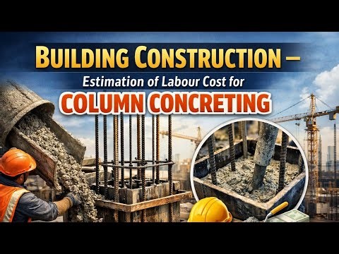 Building Construction - Estimation of Labour Cost for Column Construction