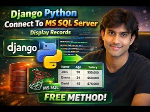 How To Connect Django with MS SQL Server And Display Records (2026)