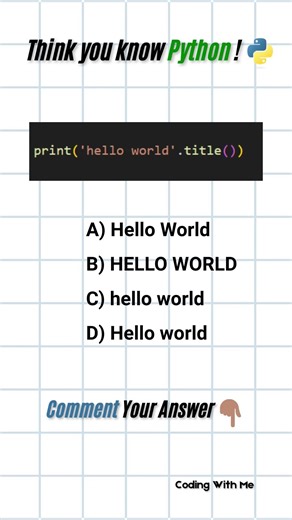Python Coding Challenge| Prove You are a python Dev#pythontutorial #pythontricks#python#learnpython