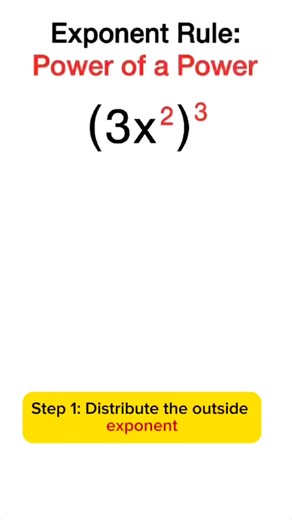 How to Simplify Power of a Power Expressions | Exponent Rules