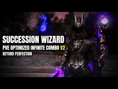 Succession Wizard PvE Optimized Infinite Combo V2｜黑色沙漠 繼承巫師 PvE 最佳化 無限連招 V2