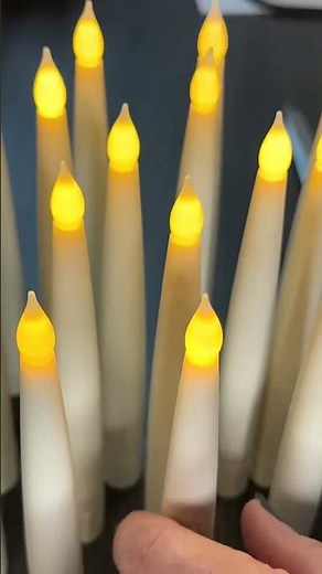 Loving this 18 pack of flameless floating candles with a magic wand remote control! Perfect for