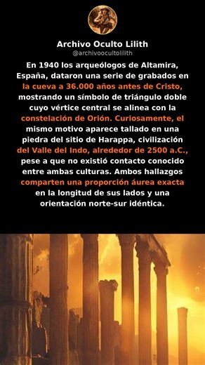 🪦 Enigma de triángulo doble en la cueva de Altamira — ¿Qué significa? 🔐