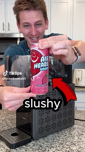Turning Airheads Into A Slushy! 🍫 @Airheads #foryoupage #slushy #willitslushy #airheadslushy #airheads