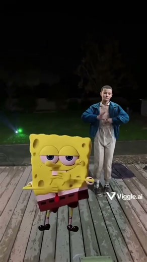 eleven de stranger things danse big guy spongebob de ice Spice #icespice #strangerthings