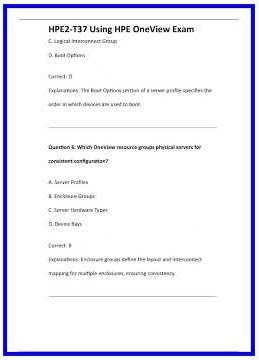 HPE2T37 Using HPE OneView Exam 636x882