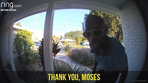 'THANK YOU, MOSES': This stranger, named Moses, found a wallet in a Tampa driveway, and took the time to return it to its rightful owner. The generosity was all captured on video. "Not many people out there are like you, buddy.” STORY: http://bit.ly/2k7mKCp | FOX 13 News - Tampa Bay