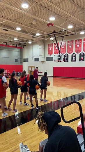 When I am at a coaching clinic I am always looking for ways I can enhance the abilities of the players I work with. Here Florida State Associate Head Coach shares a ball handling drill in which players purposely handle vs. contact. This was the first time these ladies saw and completed this drill. The reason I share it is because it ignited my creativity and I will take concepts from this to make it my own. Find things that work for your players and team, then get to work! #basketball #coach #cl