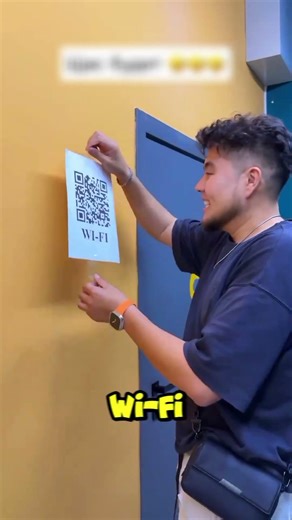 This Guy Pranked His Dorm Friends Using a Wi-Fi QR Code #shorts