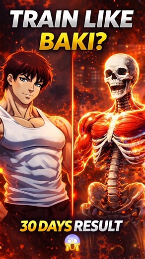 What If You Trained Like Baki Hanma For 30 Days?#trending