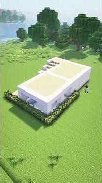 Minecraft Easy Modern House🏠 #minecraft