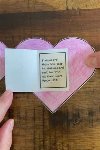 Psalm 119 Sunday School Bible Lesson Activity, Hide Gods Word in Heart Folding Surprise Craft Childrens Ministry Homeschool VBS Printable - Etsy