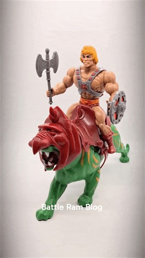 He-Man rides this fierce armored tiger into battle! | Battle Ram Blog & He-Man.Org