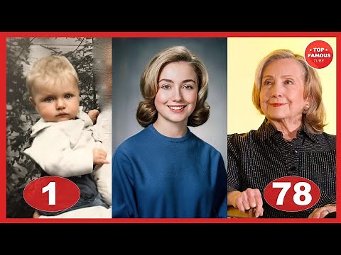 Hillary Clinton Through the Years ⭐ Transformation From 1 to 78 Years Old
