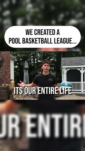 We Created A Pool Basketball League...
