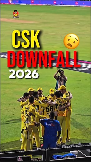 CSK Downfall 😧 What Went Wrong? #csk #cricket #msdhoni #shorts