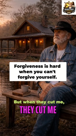 He preaches forgiveness, but his own heart can't let go. The struggle is real. #Forgiveness #InnerPeace #MentalHealth #SelfReflection