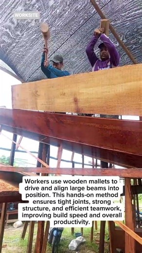 Mallet Beam Fitting | Traditional Heavy Timber Carpentry