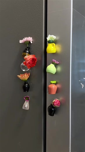Cute Mini Vase Fridge Magnets Finds