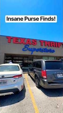 Thrifting Designer Looking Purses at Texas Thrift Superstore