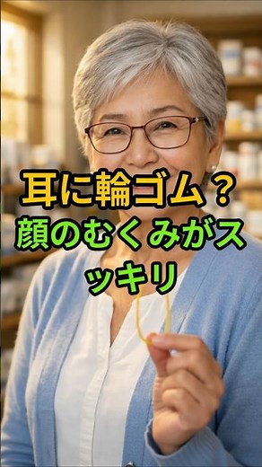 【朝のむくみに】耳に輪ゴムをかけるだけの不思議な知恵（佐藤式）