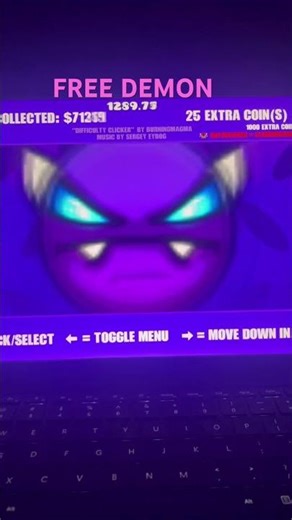 Free demon level name is difficulty clicker it is a platformer #gd #geometrydash #freedemon
