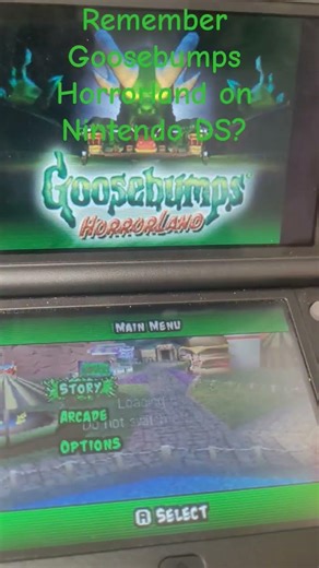 Remember Goosebumps Horrorland on the Nintendo DS? #goosebumps #goosebumpsbooks #ds #nintendo