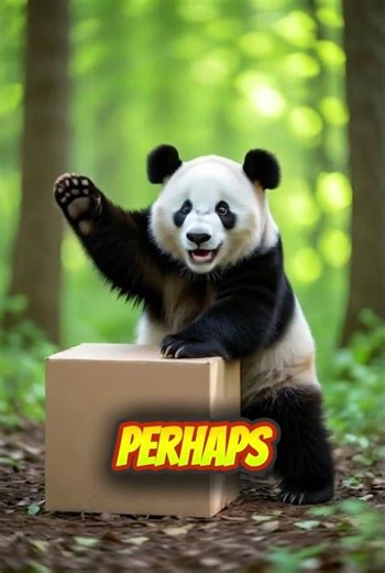 Clumsy Panda Tries the Invisible Box Challenge (Hilarious Fail!)