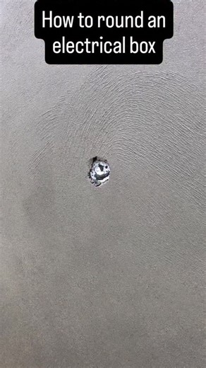 Construction.Tips on Instagram: "How to round an electrical box"