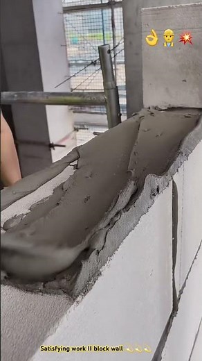 How to install concrete block wall 💥