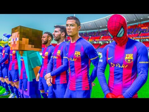 RONALDO,SPIDERMAN,RONALDO,SPIDERMAN,RONALDO,SPIDERMAN AND MESSI & HULK ... THE GOAT