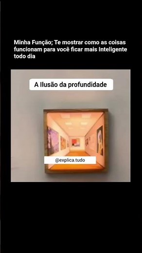 Como é uma ilusão de profundidade? #explica #Inteligente #funciona