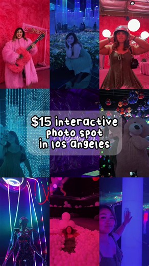 looking for things to do in socal? @NEONIKA has an immersive photo spot experience in los angeles and it's sooo cool🤩 from infinity mirror rooms to playing with props to jumping in a ball pit, you'll be spending a long time here! this is perfect as a date night idea, hang with family and friends, and even just as a solo date✨ #thingstodoinla #losangeles #socallife #immersive #photospot