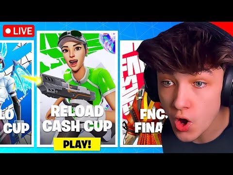 🔴LIVE! - WINNING *DUO RELOAD* CASH CUP! (Fortnite Tournament)