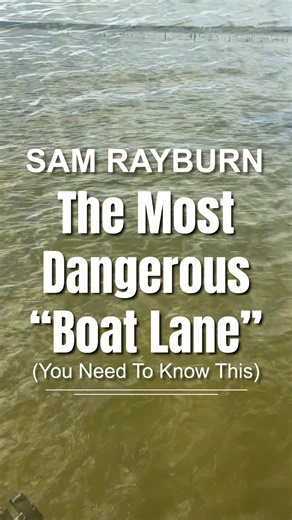 Sam Rayburn low water: Peckerwood Black Forest boat lane safety