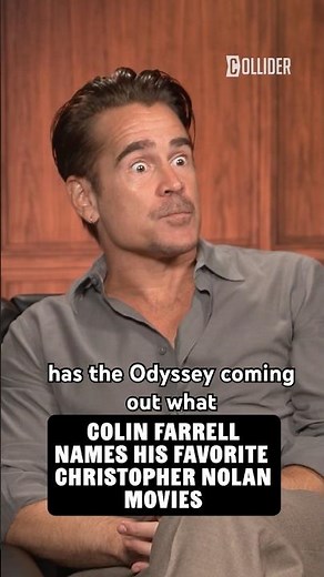 Colin Farrell Names His Favorite Christopher Nolan Movies #colinfarrell #christophernolan
