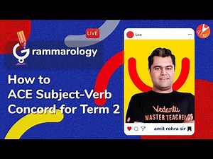 Subject-Verb Concord/Agreement (Part-1) |🔥Term 2 English Grammar for Class 9 & Class 10 | Amit Sir