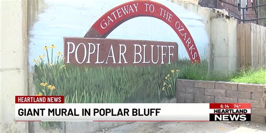 Giant mural featured in downtown Poplar Bluff, Mo.