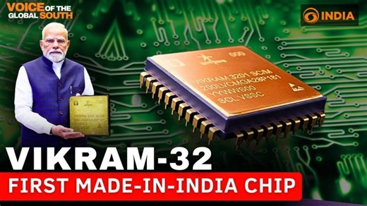 India Enters The Chip Race, Unveils First Indigenous Semiconductor Named Vikram-32 | Dr. Astha Sharma