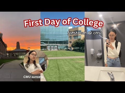 FIRST DAY OF COLLEGE @ CMU | *freshman year*
