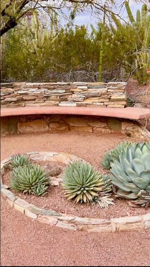 Great Garden Design Ideas Desert Botanical Garden Bench