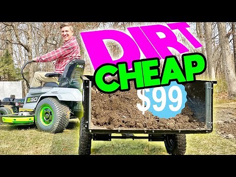CHEAPEST AMAZON Lawn Mower Trailer Dump Cart - Best Review 2022 💲💲💲