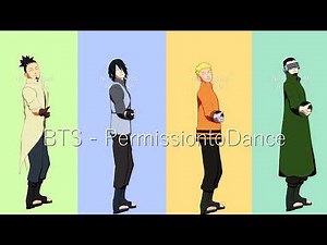 BTS - Permission to Dance【NARUTO MMD】NARUTO*SASUKE*SHIKAMARU*SHINO
