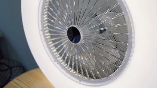 Modern Ceiling Fan with Lights Flush Mount Remote Control