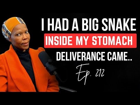 Ms Puleng. Having A Snake Inside Her Stomach, Feeding From Soil, Spirit Of Python, God's Deliverance